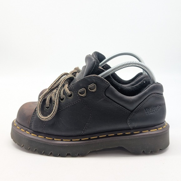 Dr Martens 8312 Mens Shoes Sz 6 Brown Leather Lace Up Chunky Platform Shoes - Picture 6 of 15
